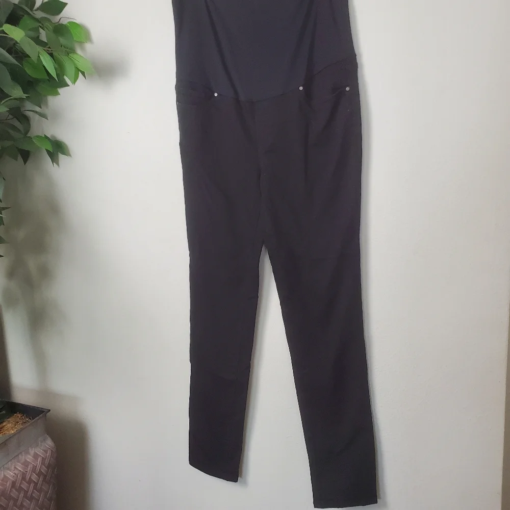 Nom Maternity Black Skinny Jeans Women's Large - Picture 3 of 11